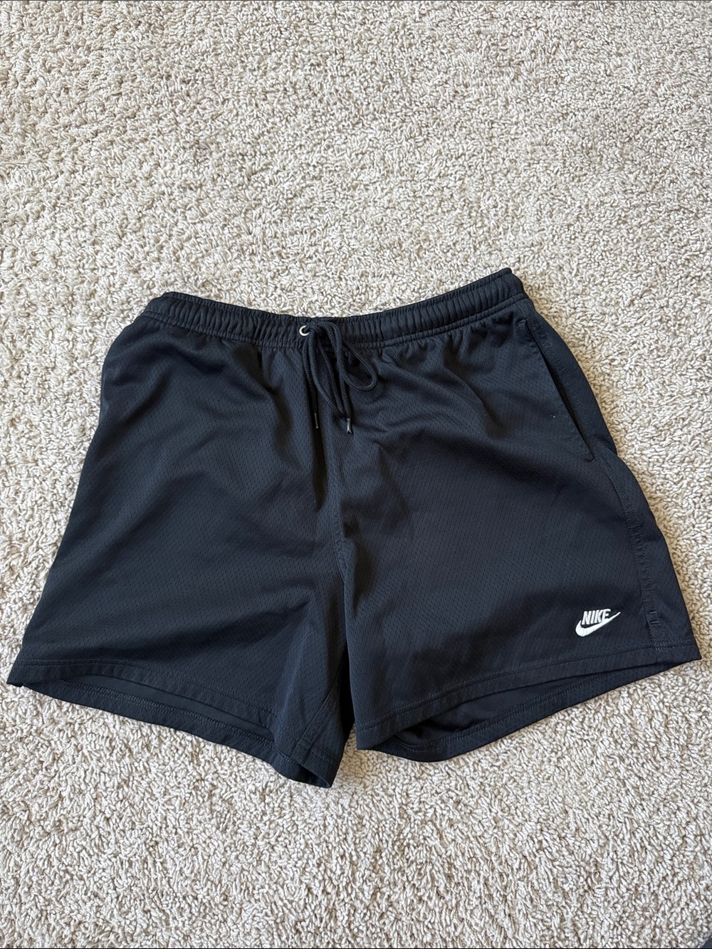Nike Black Mesh Club Woven Mesh Shorts